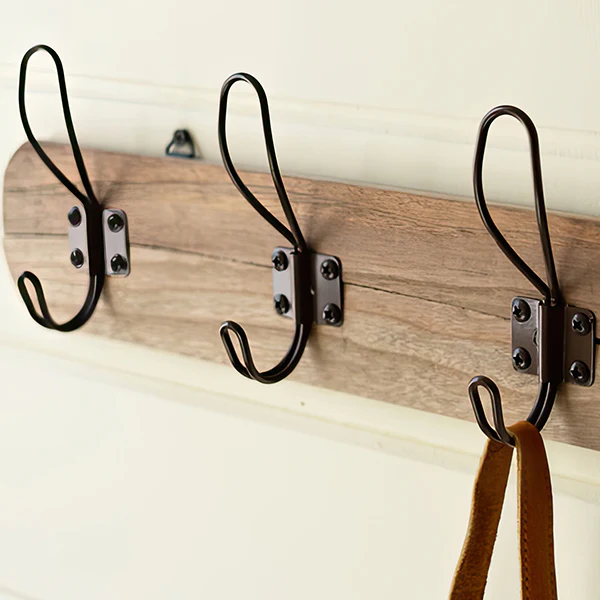Recycled Wood Rustic Coat Rack