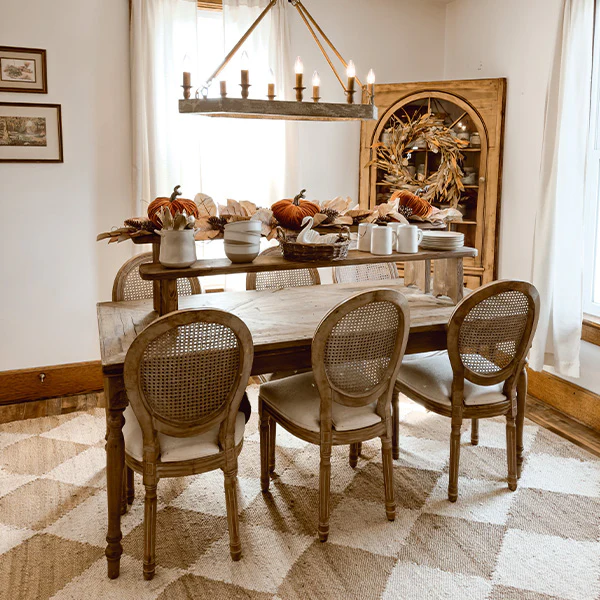 Multiuse Farmhouse Plant Stand Wooden Bench, Set of Two