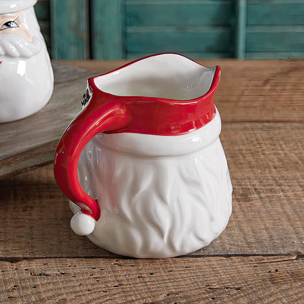 Winking Santa Cream and Sugar, Set of 2