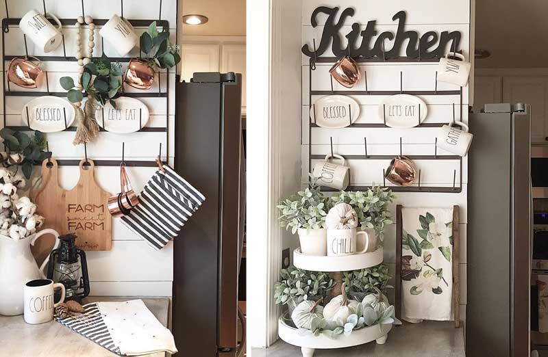 Wall Mounted Mug Rack