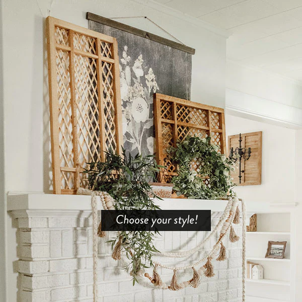 Lattice Wall Decor, Pick Your Style