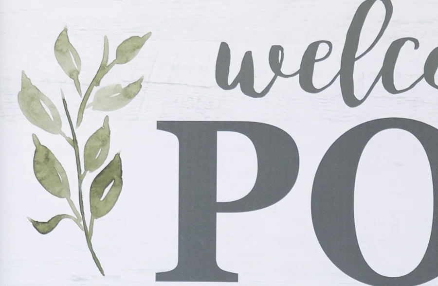 HUGE Welcome to the Porch Wooden Sign
