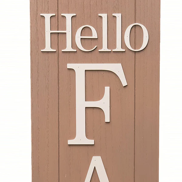 Hello Fall Porch Sign