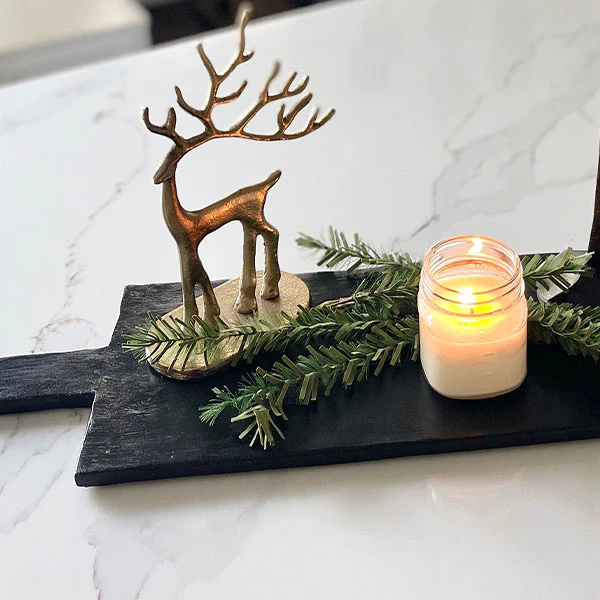 Black Wooden Bread Board