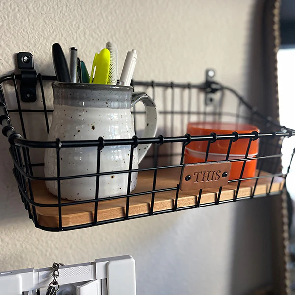 Hanging Wire Baskets, Set of 3