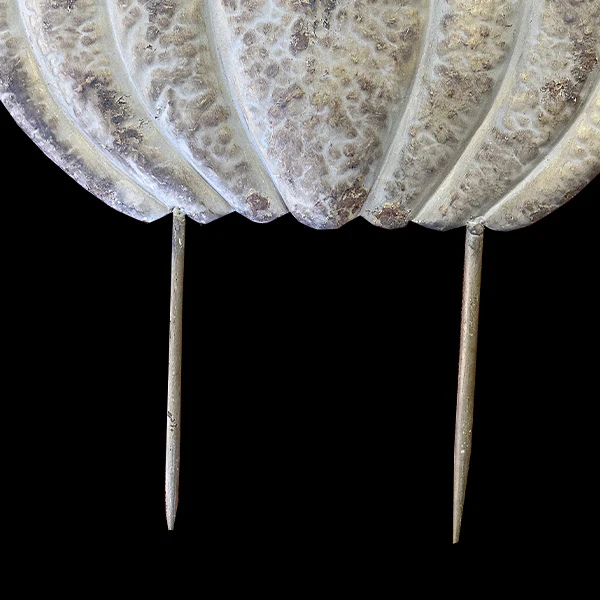 Huge Galvanized Pumpkin Yard Stake