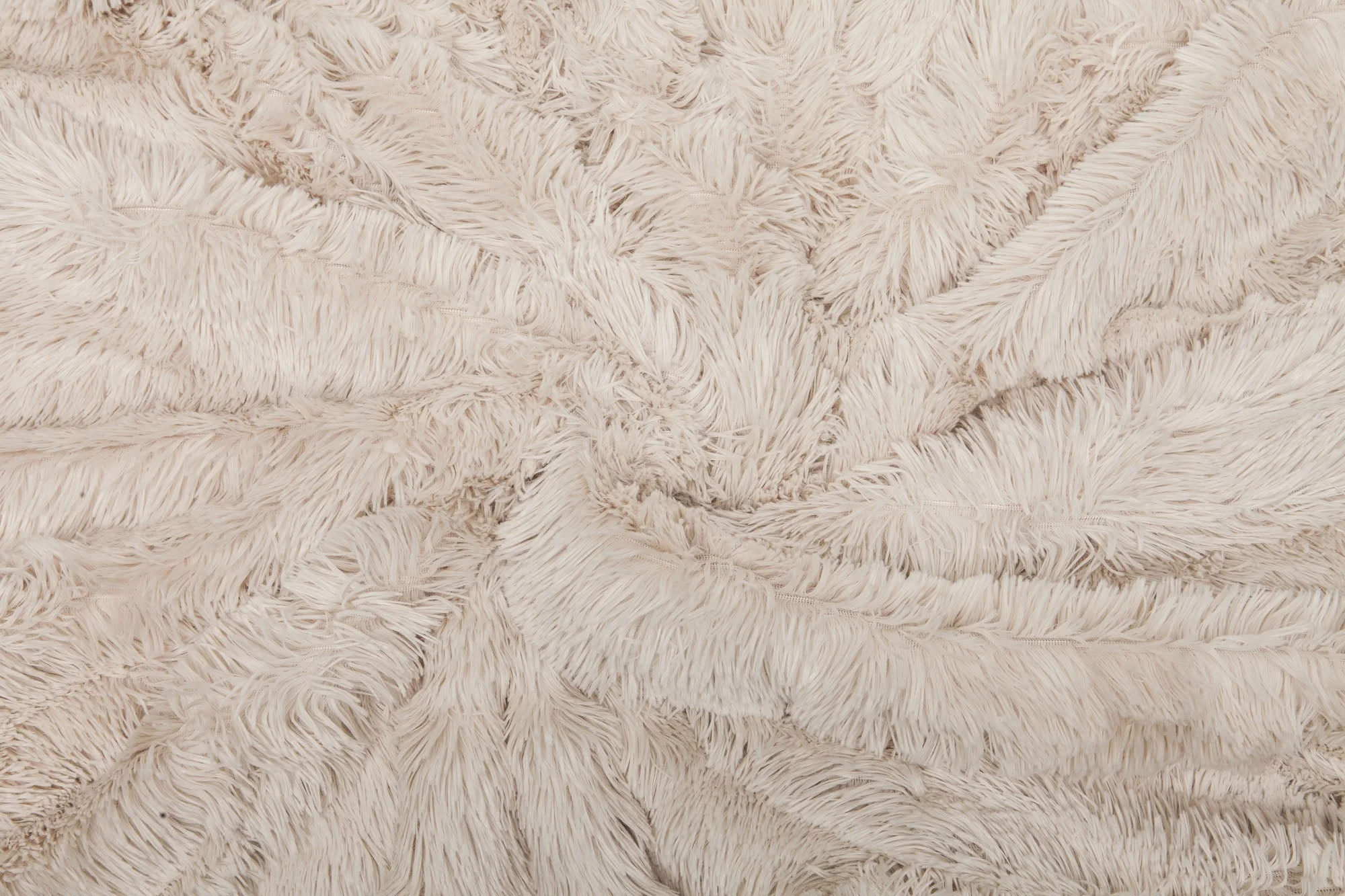Solid Faux Long Fur Throw Blanket