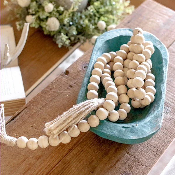 Handcrafted Turquoise European Doughbowl