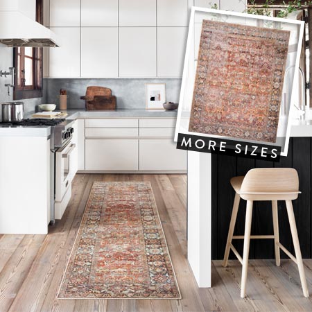 Loloi Spice / Marine Layla Rug, Pick Your Size