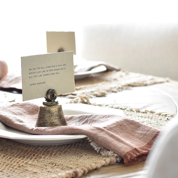 Bell Placecard Holders, Set of 4