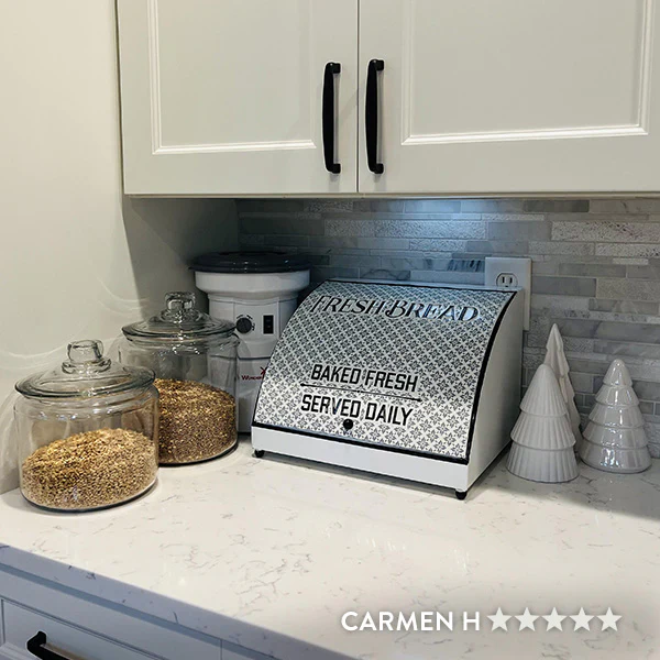 Ornate Embossed Kitchen Storage Bin