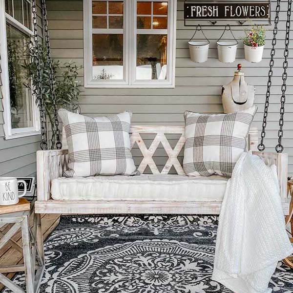 Fresh Flowers Sign with Enamel Planters