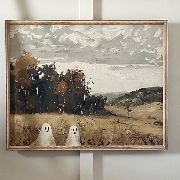 Framed Ghost Wall Decor, Choose Your Style