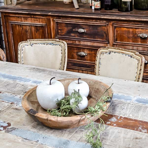 Antique Handcrafted Wooden Bowl