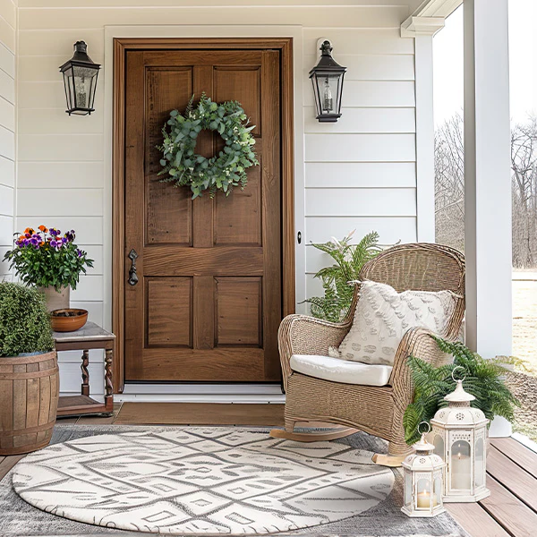 Premium Lifelike Eucalyptus and Berry Wreath