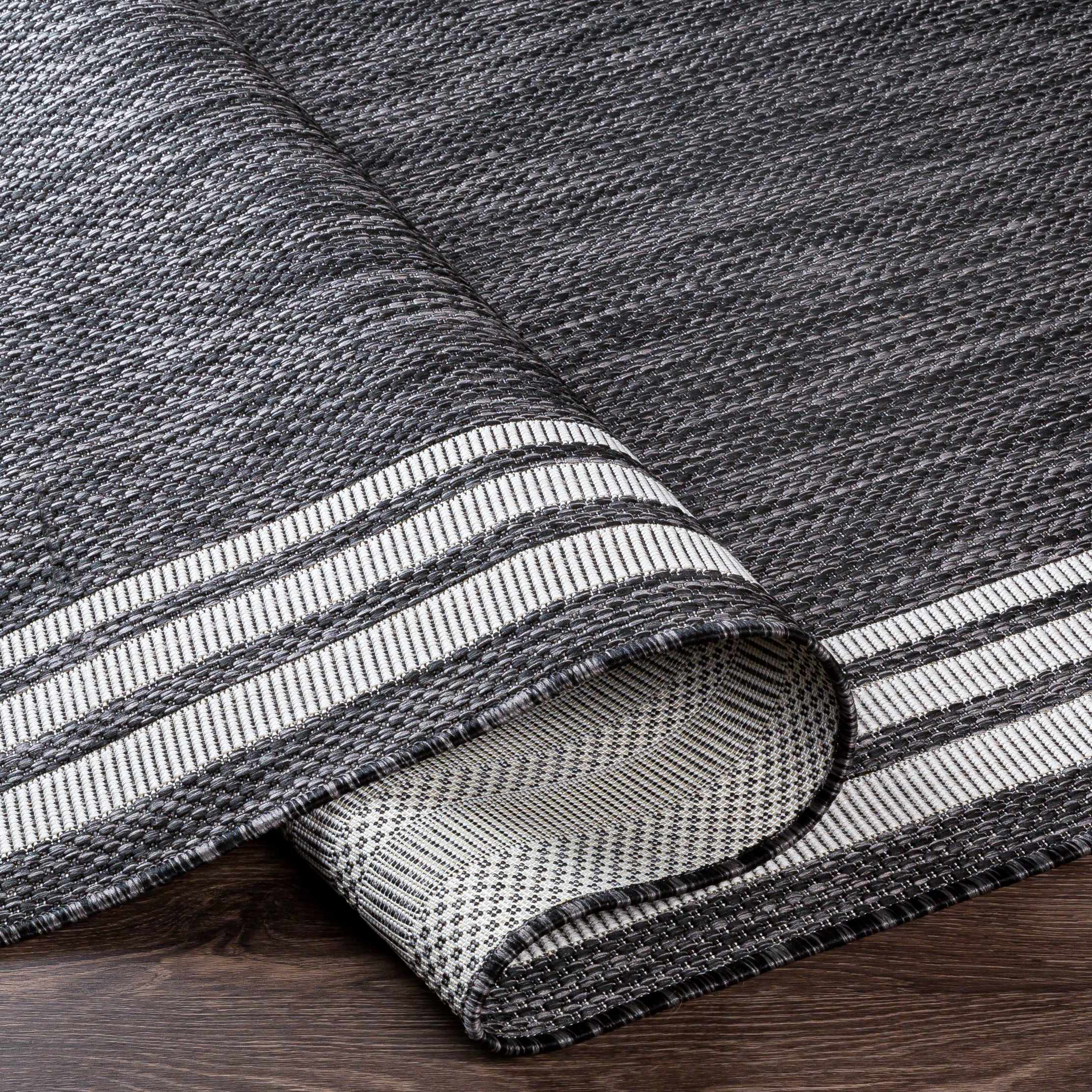 Charcoal Outdoor Rug