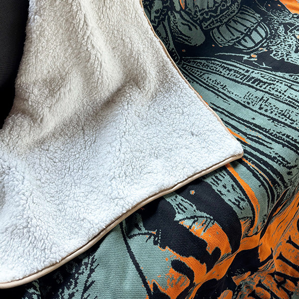 60 Inch Happy Halloween Blanket Wall Decor