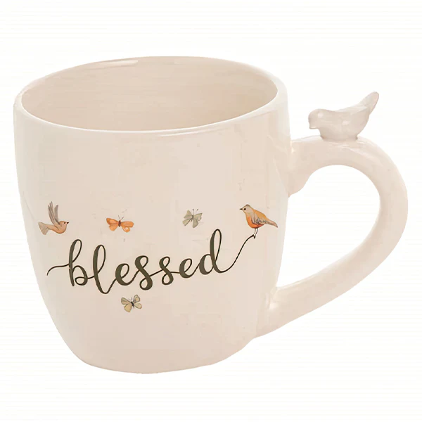 Harvest Bird Mugs, Set of 4