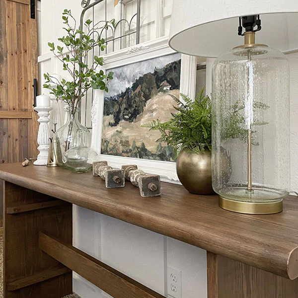 Wood Console Table | 66 Inch