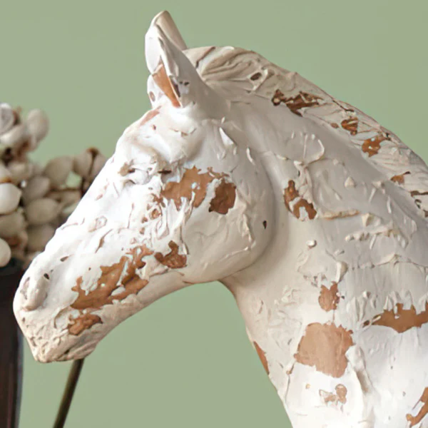 Distressed Roman Horse Statue