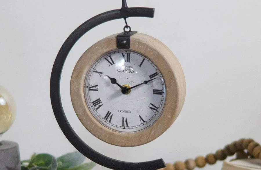 Modern Farmhouse Tabletop Clock