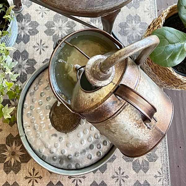 Bucket Garden Fountain with Pump, Pick Your Style