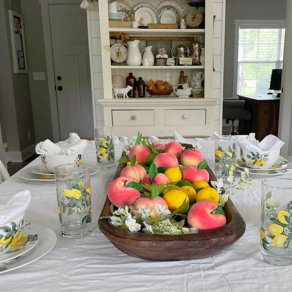 Extra Long 40 Inch Dough Bowl Platter