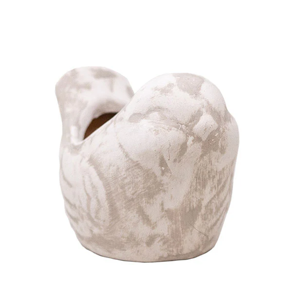 Bird Clay Pots, Set of 3