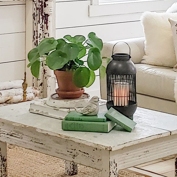 Rustic Round Iron Wire Lantern