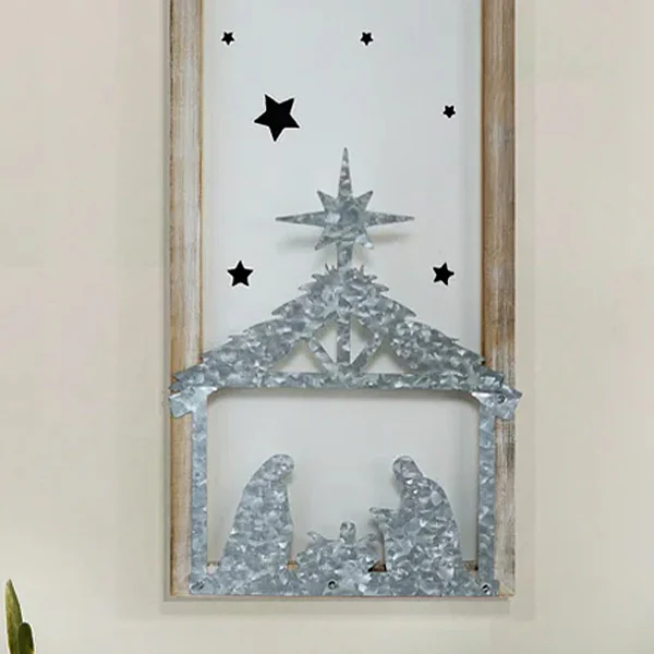 Antique Wooden Holiday Sign, Pick Your Style