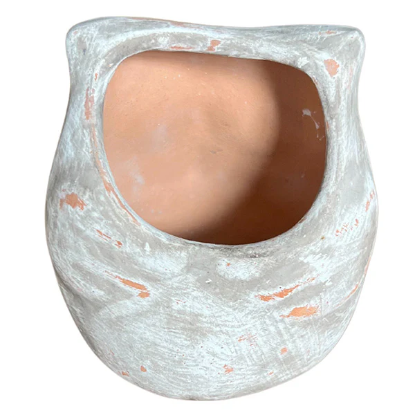 Terracotta Owl Pots, Set of 2