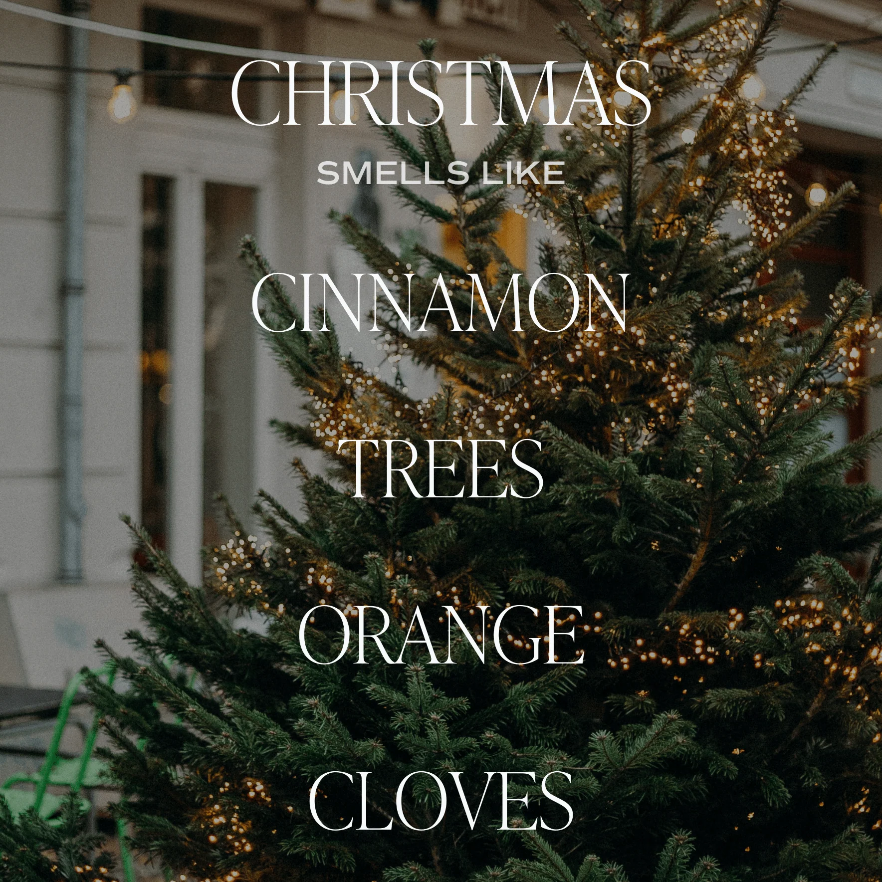 Christmas Soy Candle - Black Stoneware Jar - 12 oz