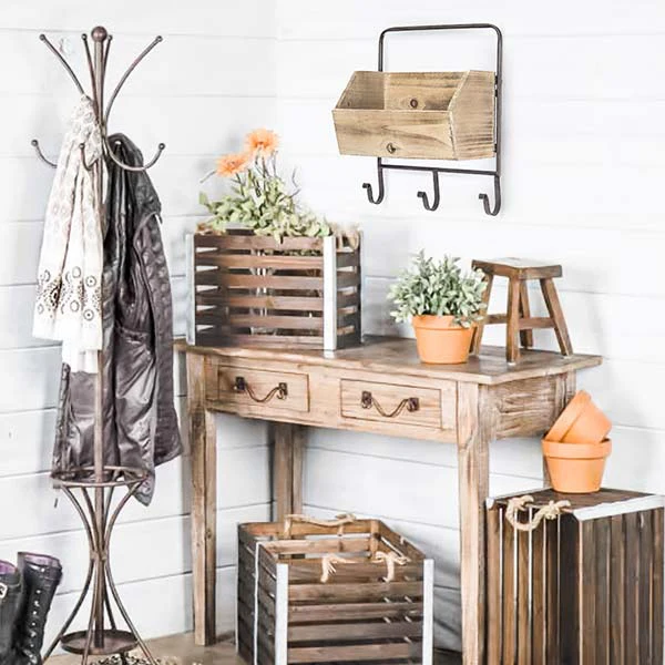 Rustic Wall Rack