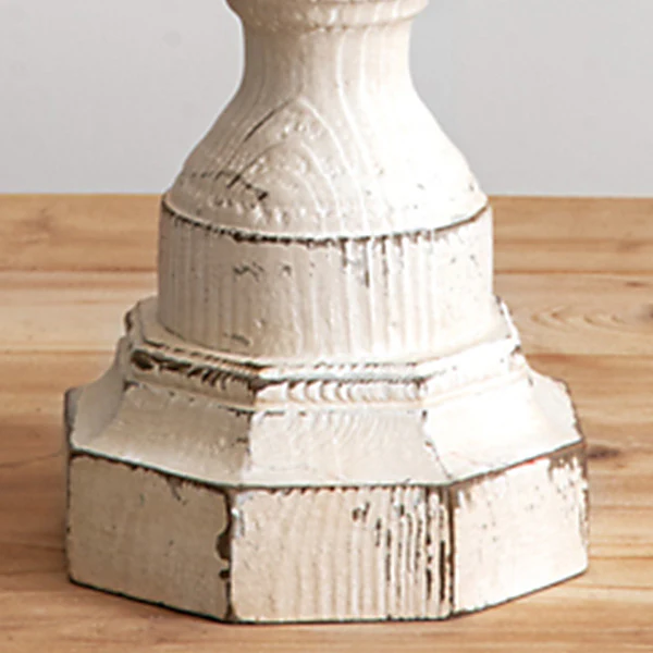 Paint Splatter Shade Weathered End Table Lamp