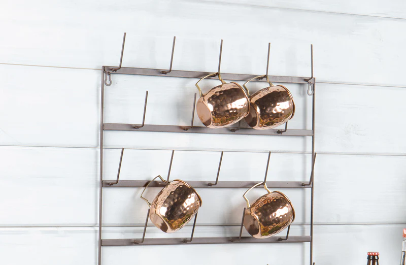 Wall Mounted Mug Rack