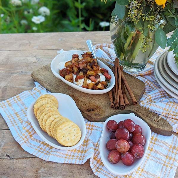 Ceramic Acorn Dishes, Set of 3