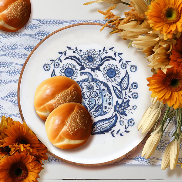 Pumpkin Serving Tray | Blue Harvest
