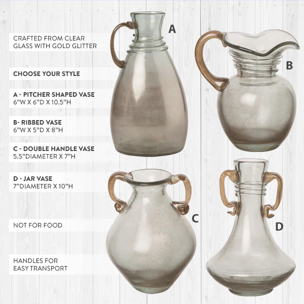 Glass Vase,  Pick Your Style
