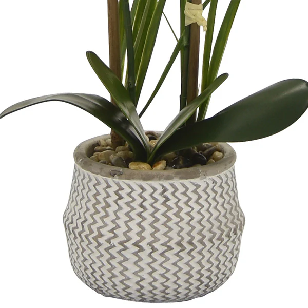 Potted Faux Orchid