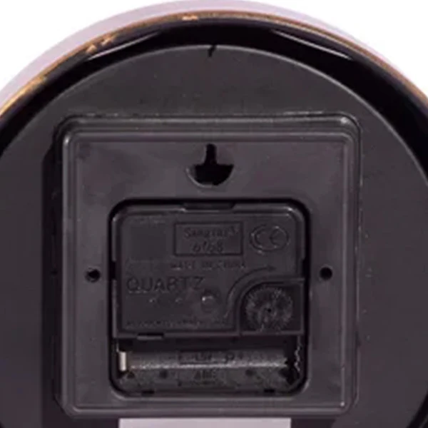 Round Copper Metal Table Clock