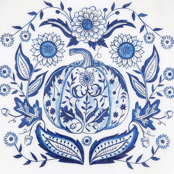 Pumpkin Serving Tray | Blue Harvest