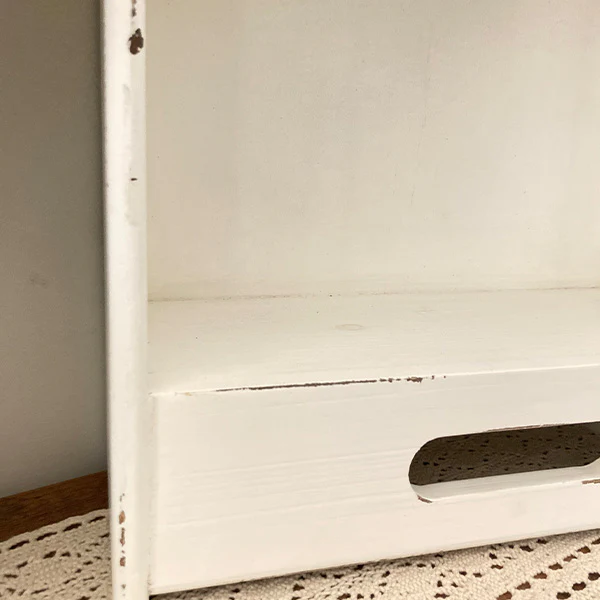 Wooden Farmhouse Hanging Shelf Unit