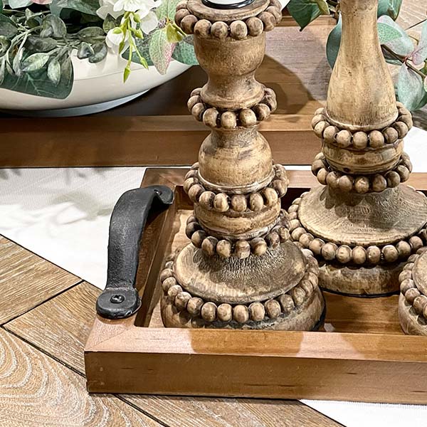 Modern Rustic Serving Trays, Set of 2