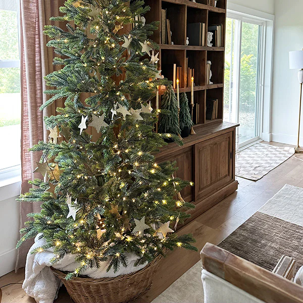 10 Feet Gold Metal Star Garland