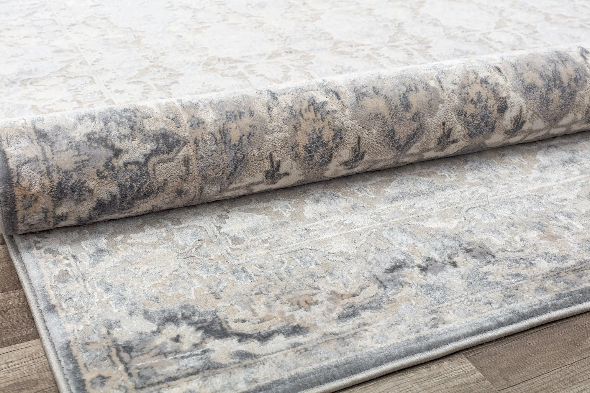 Elliana Grey Taupe Area Rug