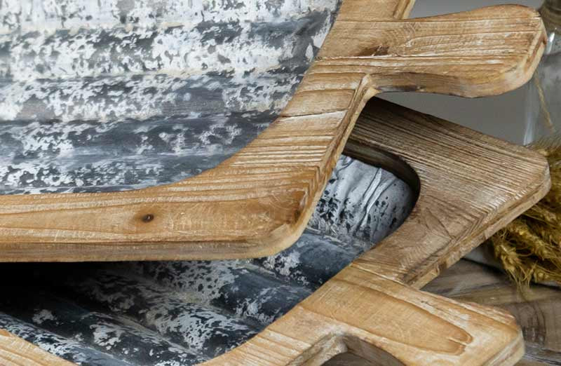 Galvanized Dough Bowls  Set of 2