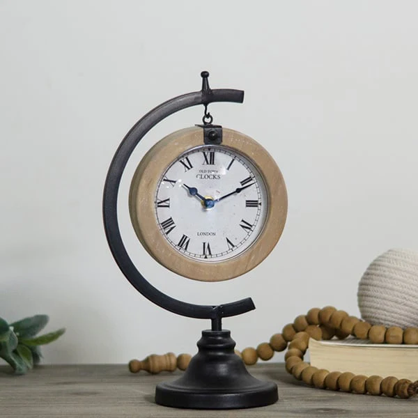 Modern Farmhouse Tabletop Clock