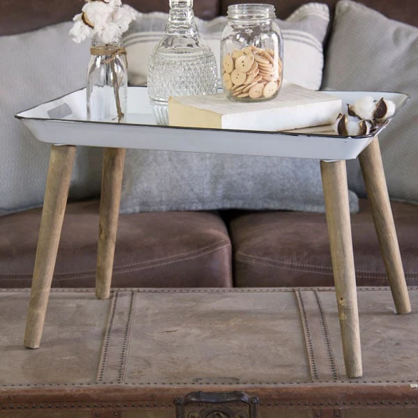 Breakfast In Bed Enamel Tray