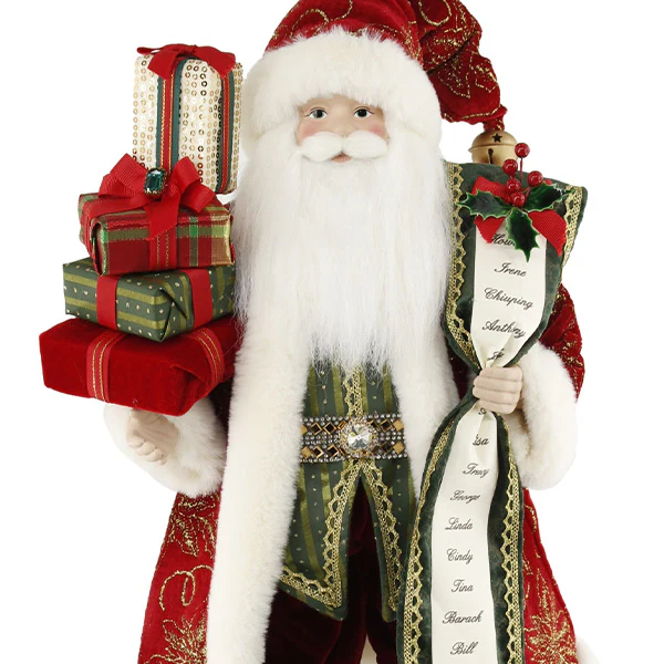 Traditional Santa Claus Figurine, Choose Your Style