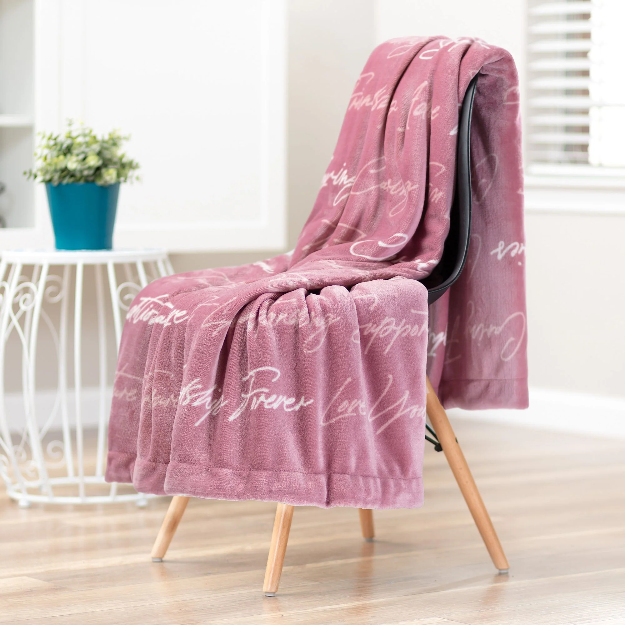 Best Friend Sherpa Gift Throw Blanket